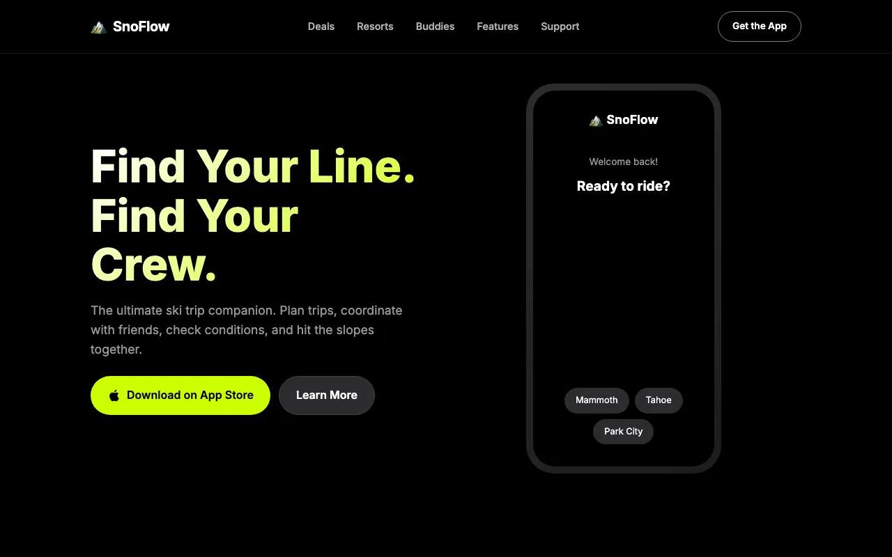 Screenshot of SnowOverflow
